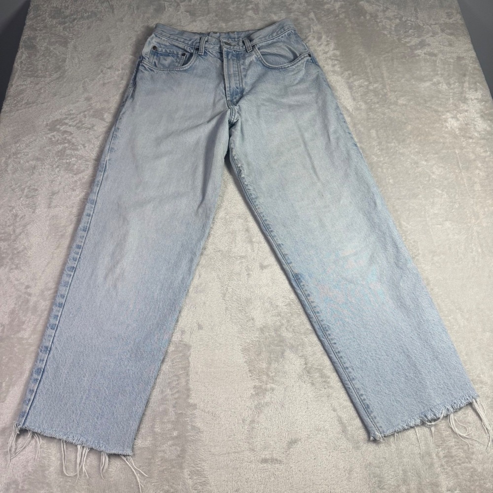Vintage Lucky Brand Womens Dugarees Jeans Size 10 30 Relaxed Fit Light Wash USA - Picture 1 of 15